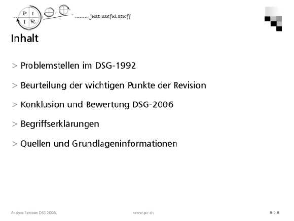 revision dsg:2006